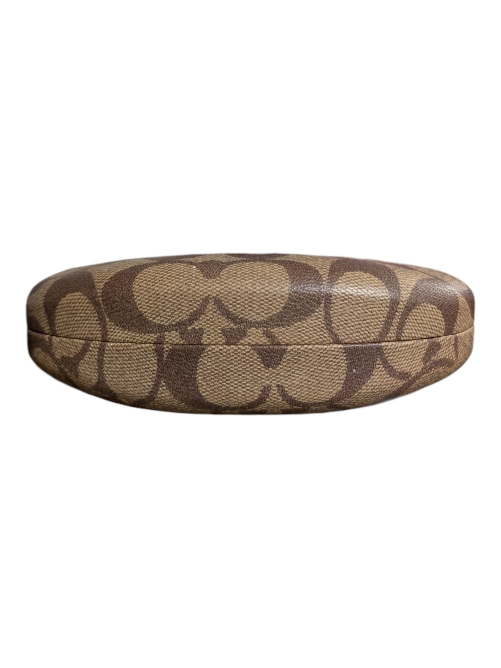 Coach Brown Signature C Monogram Glasses/Sunglasses Case
